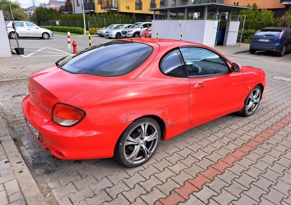 Hyundai Coupe cena 3999 przebieg: 188000, rok produkcji 1999 z Szczecin małe 781